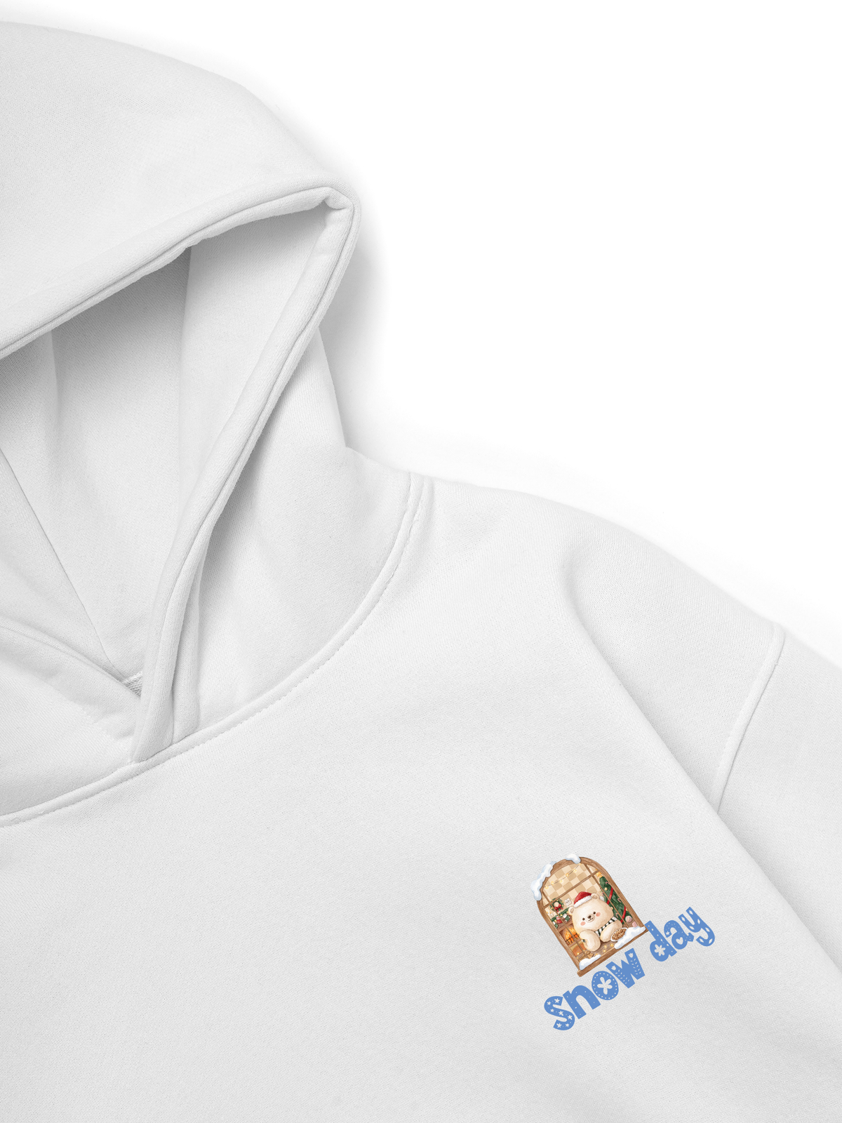 Áo Hoodie Nỉ Hai Da Snow Day