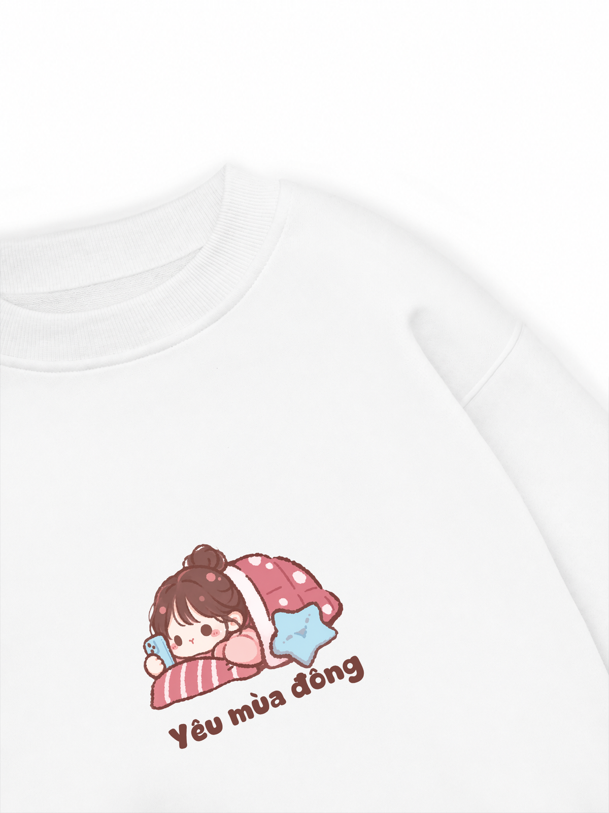 Áo Sweater Nỉ Hai Da Yêu Mùa Đông