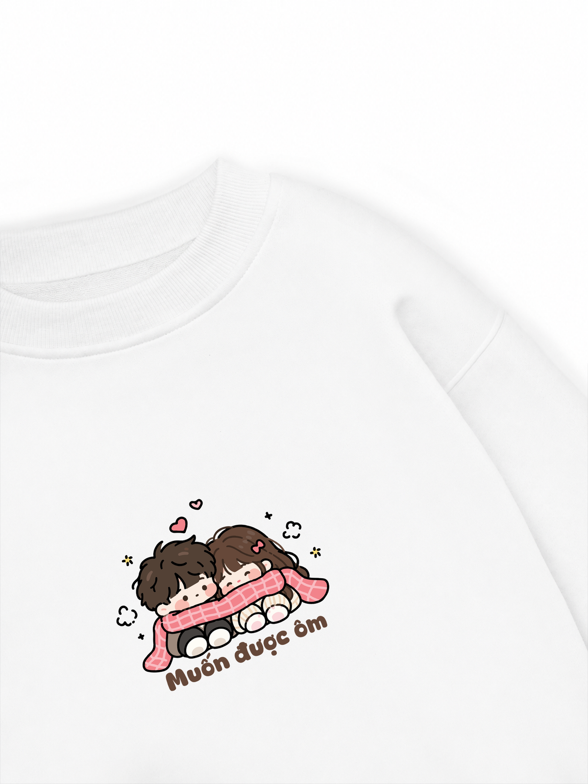 Áo Sweater Nỉ Hai Da Muốn Được Ôm