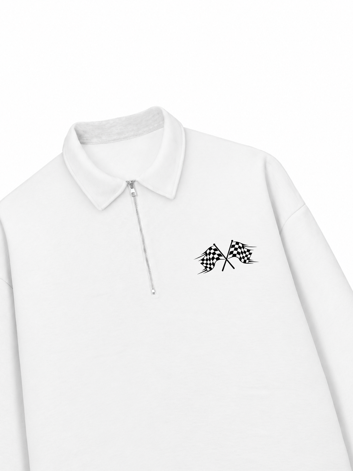 Áo Sweater Polo Nỉ Hai Da Sport Racing Club