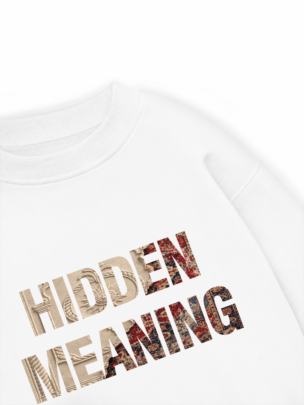 Áo Sweater Nỉ Hai Da Some Truths Stay Hidden