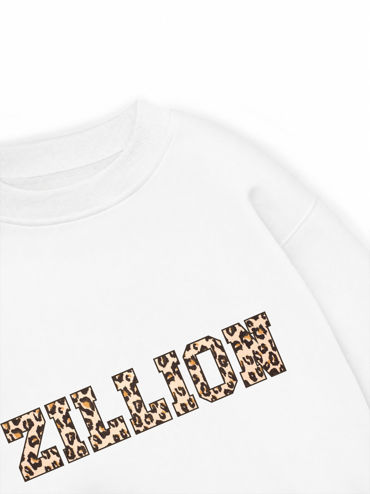 Áo Sweater Nỉ Hai Da Zillion Leopard