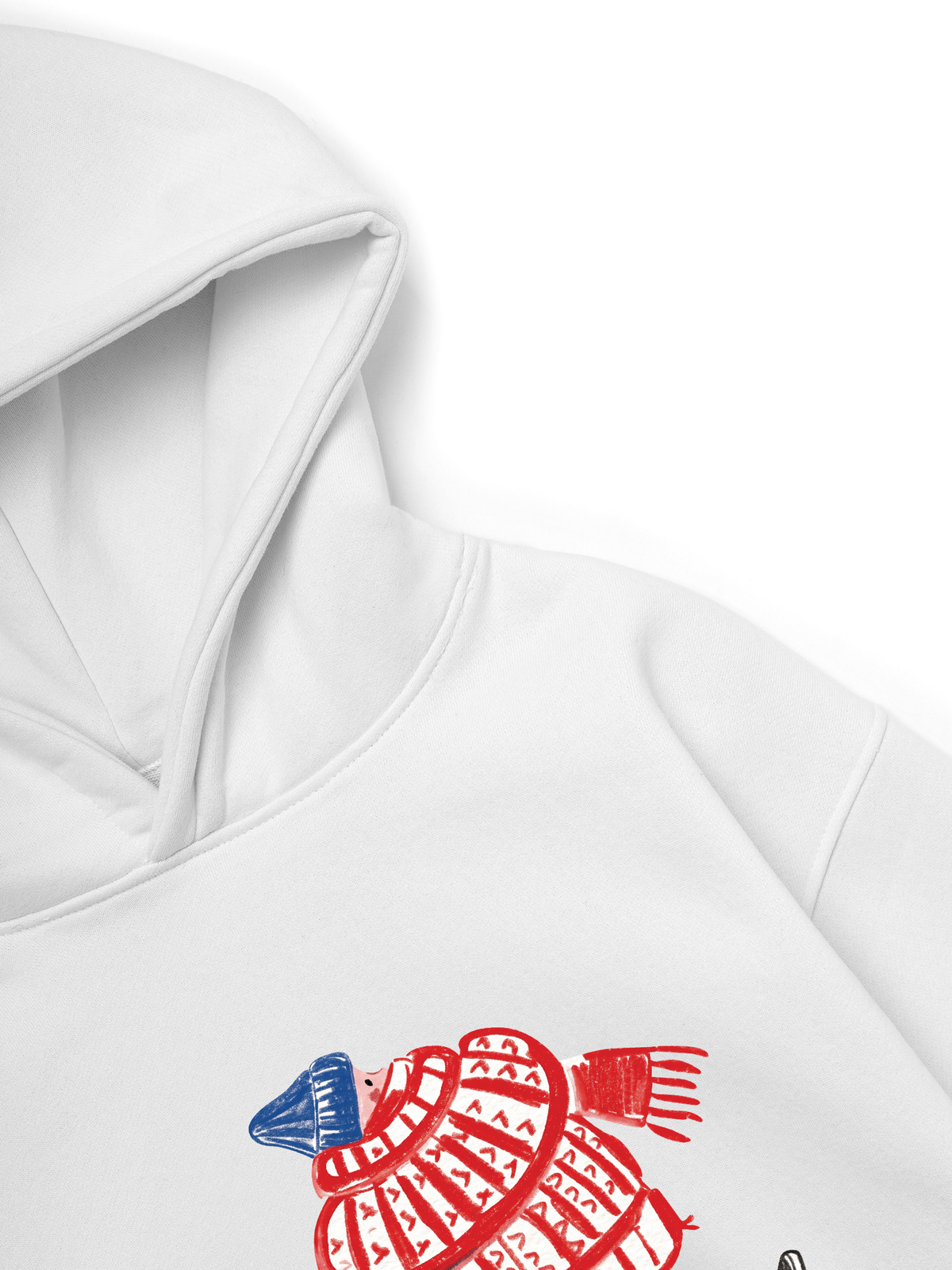 Áo Hoodie Nỉ Hai Da Wrapped Up