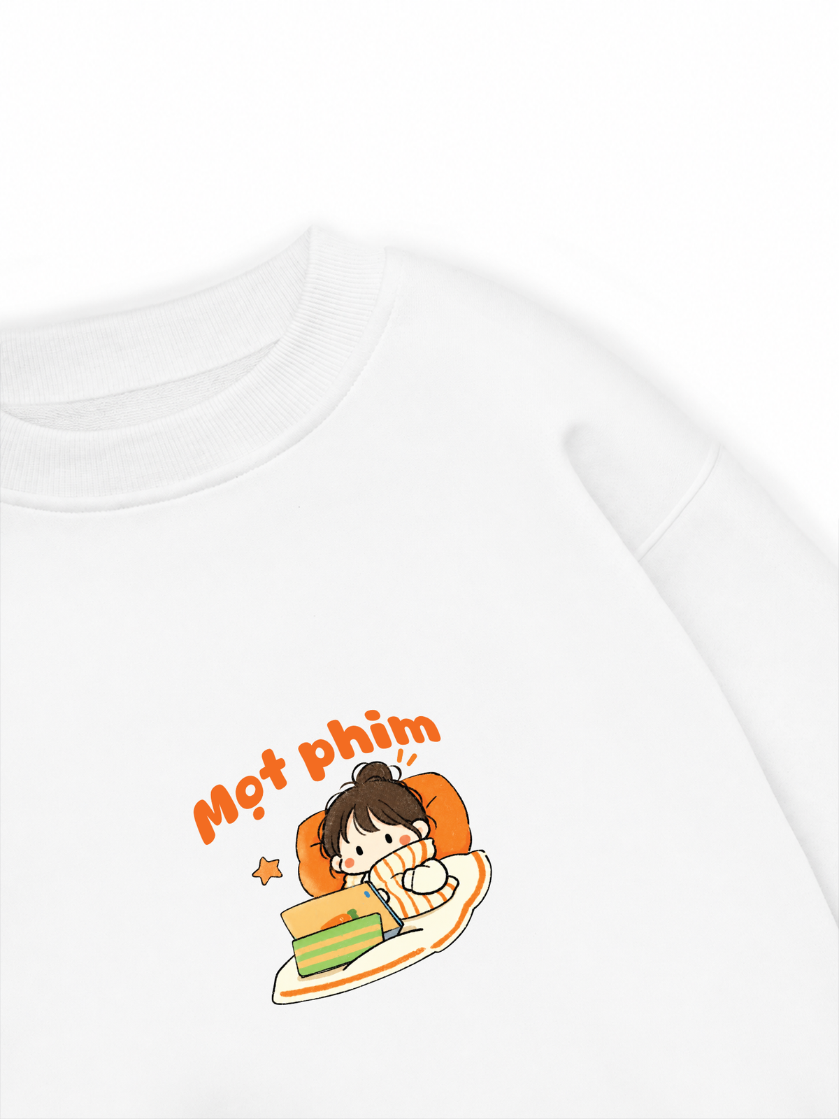 Áo Sweater Nỉ Hai Da Mọt Phim