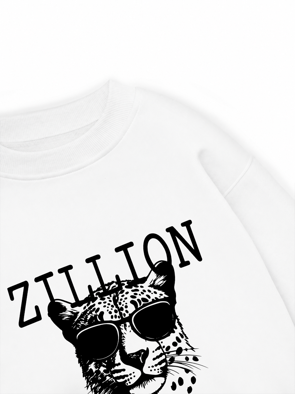 Áo Sweater Nỉ Hai Da Zillion Leopard