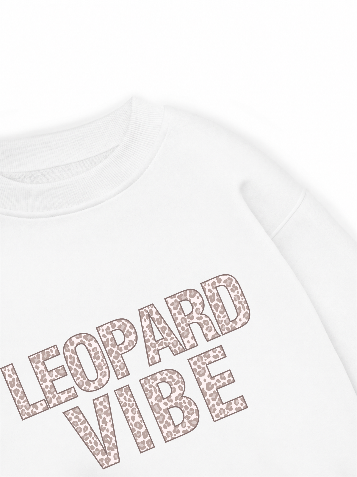 Áo Sweater Nỉ Hai Da Leopard Vibe