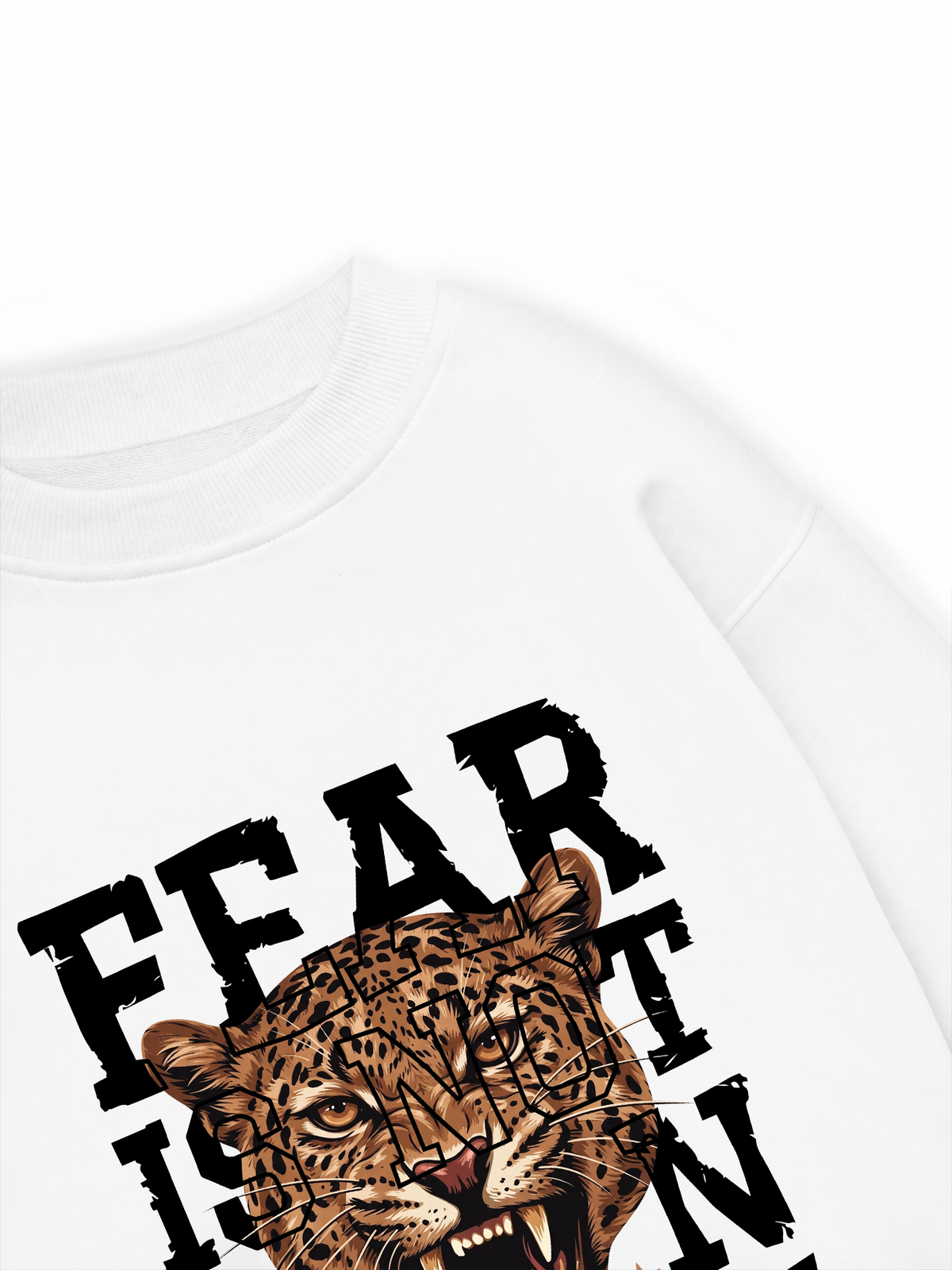 Áo Sweater Nỉ Hai Da Fear Is Not An Option