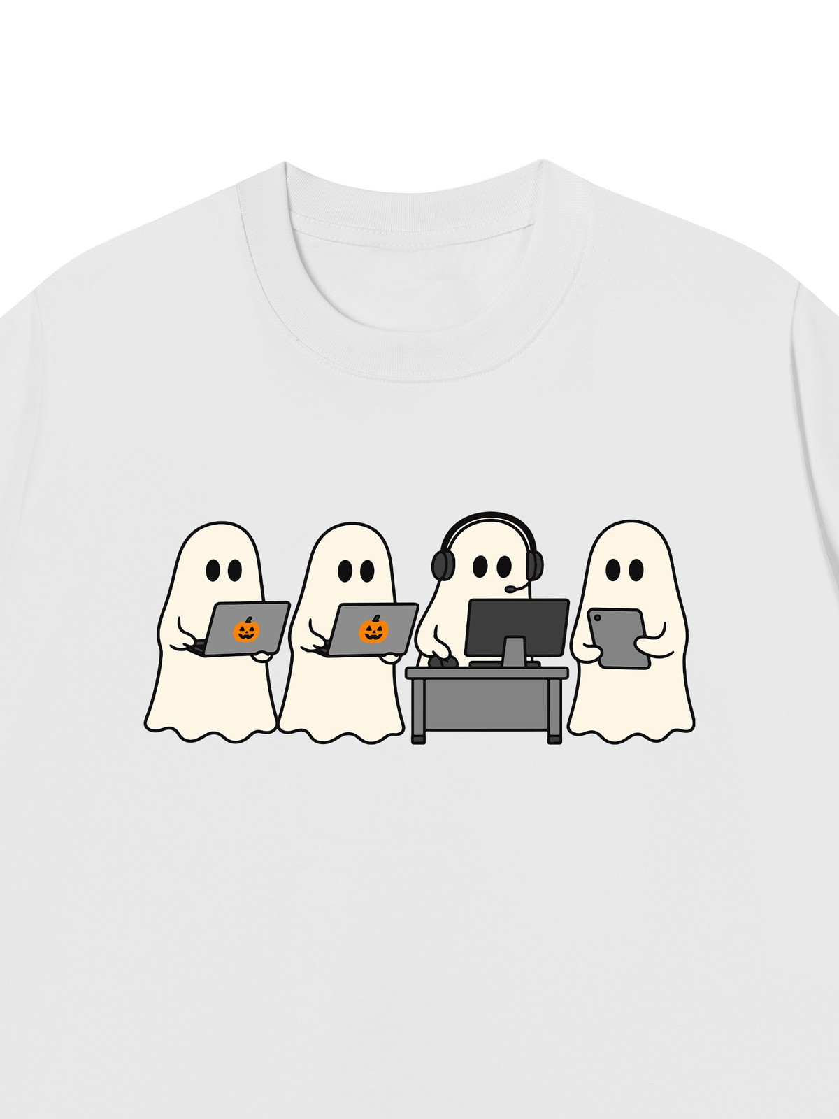 Áo Thun Relaxed Fit Ghost Office Squad