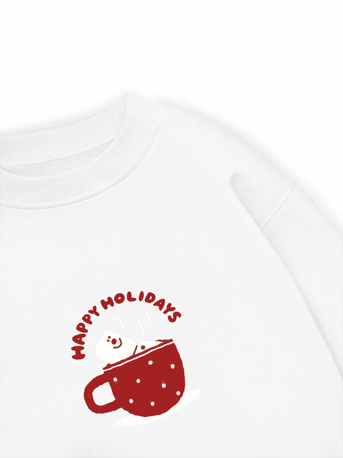 Áo Sweater Nỉ Hai Da Happy Holidays
