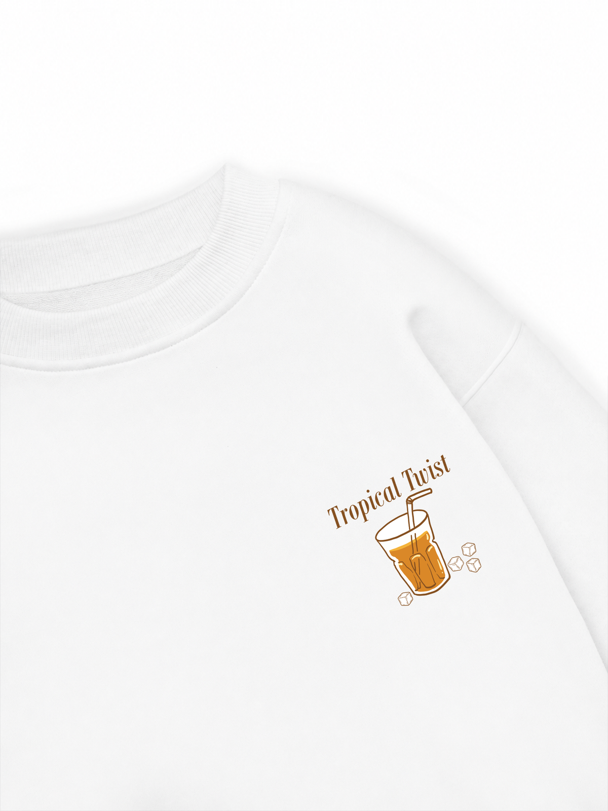 Áo Sweater Nỉ Hai Da Tropical Twist