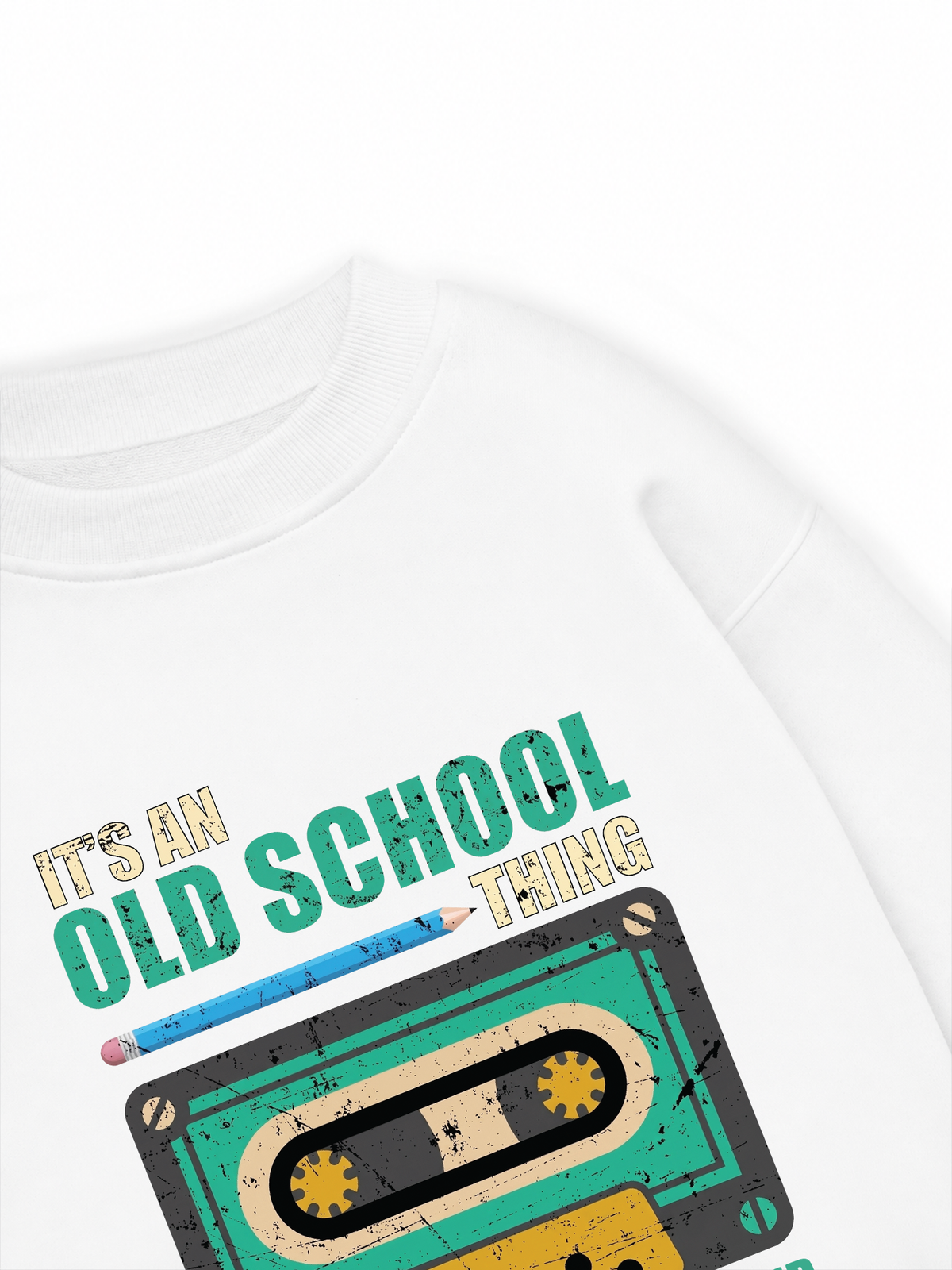 Áo Sweater Nỉ Hai Da Its An Old School