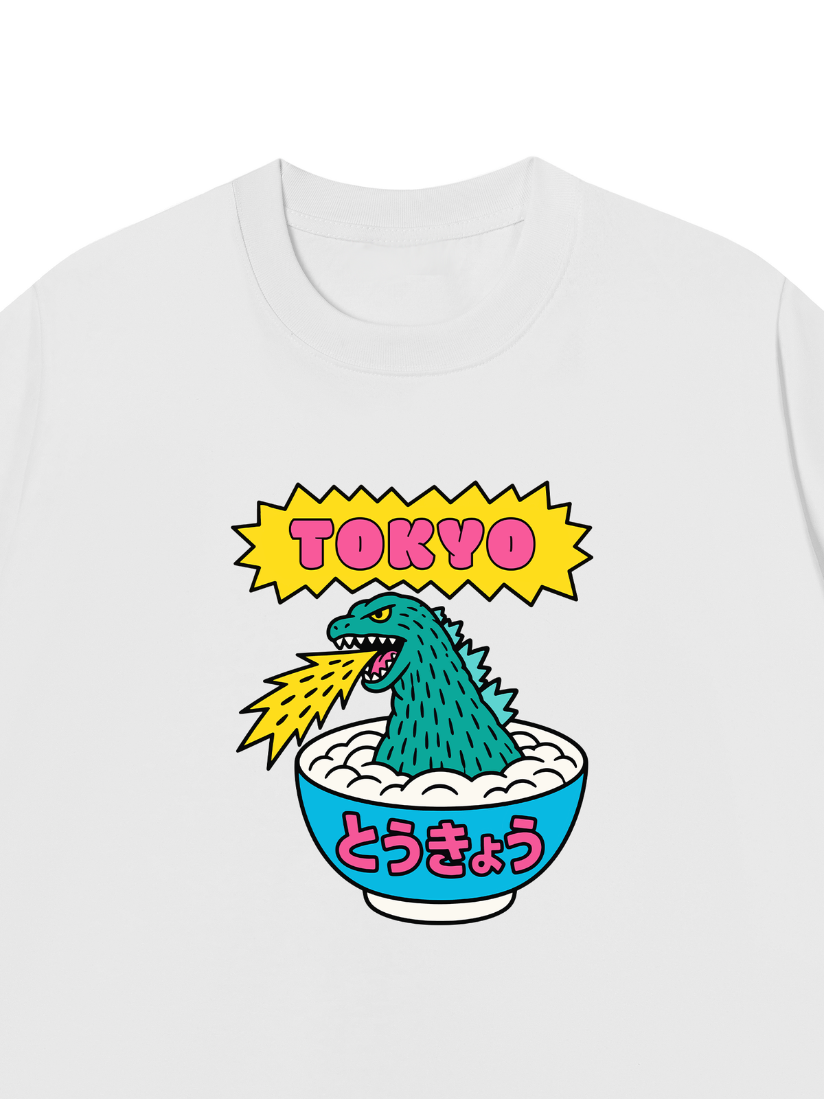 Áo Thun Relaxed Fit Tokyo Kaiju Ramen