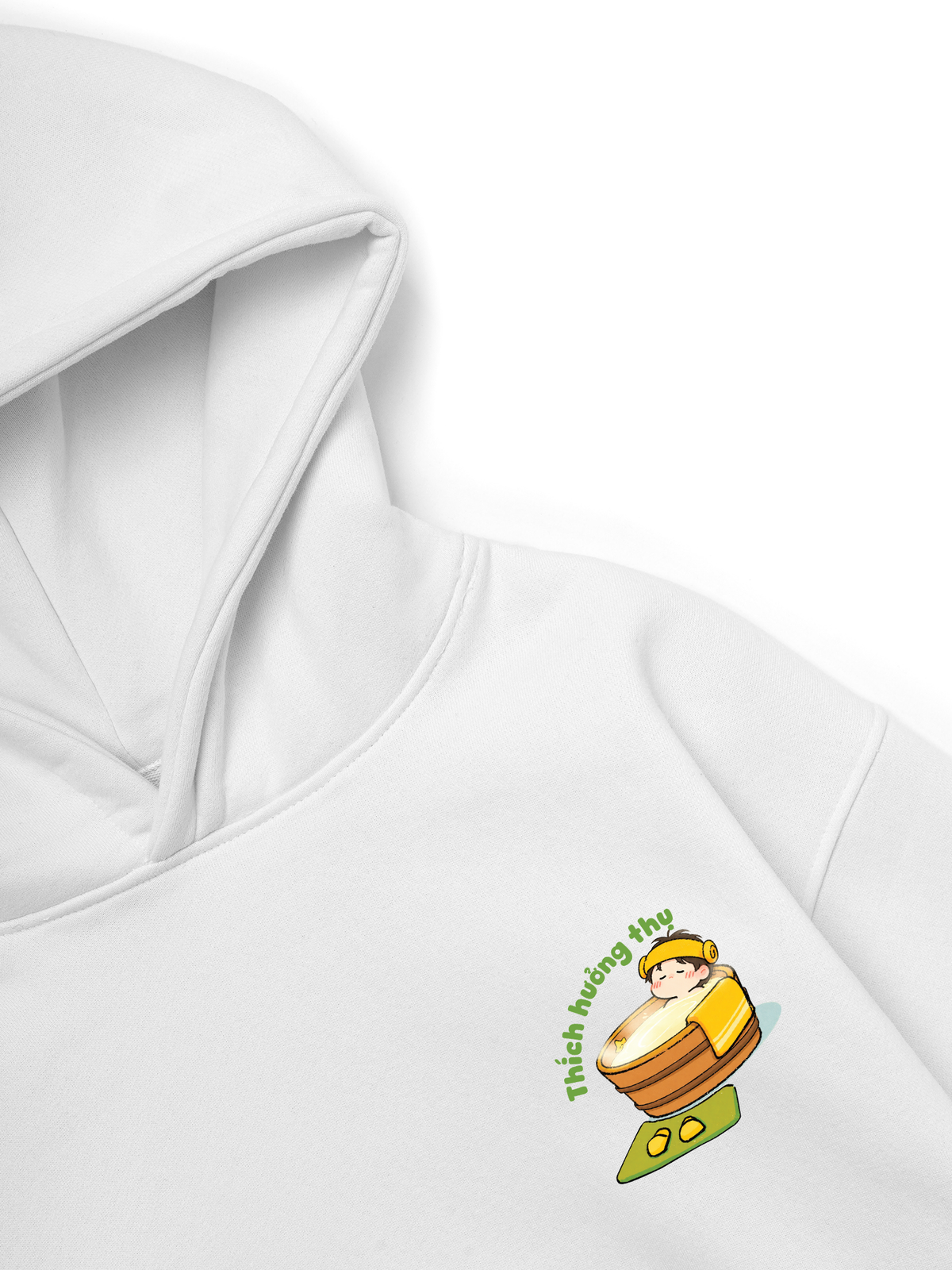 Áo Hoodie Nỉ Hai Da Thích Hưởng Thụ