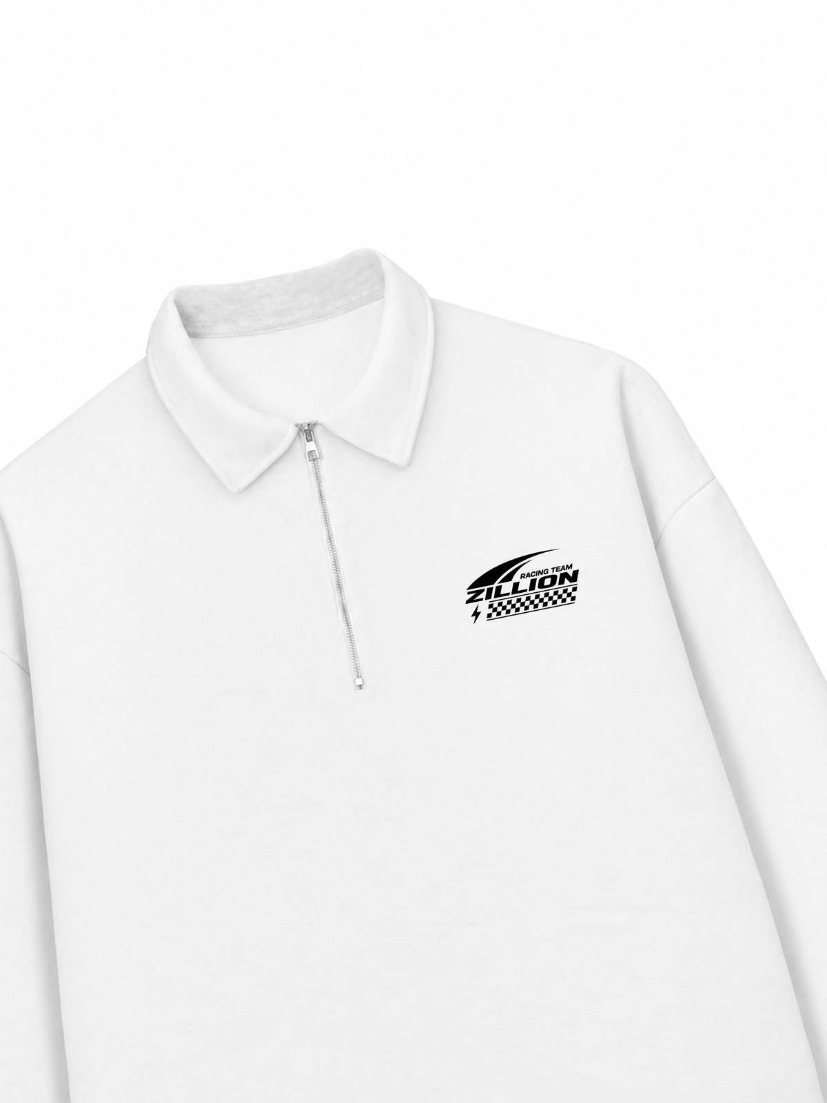Áo Sweater Polo Nỉ Hai Da Racing Team Zillion