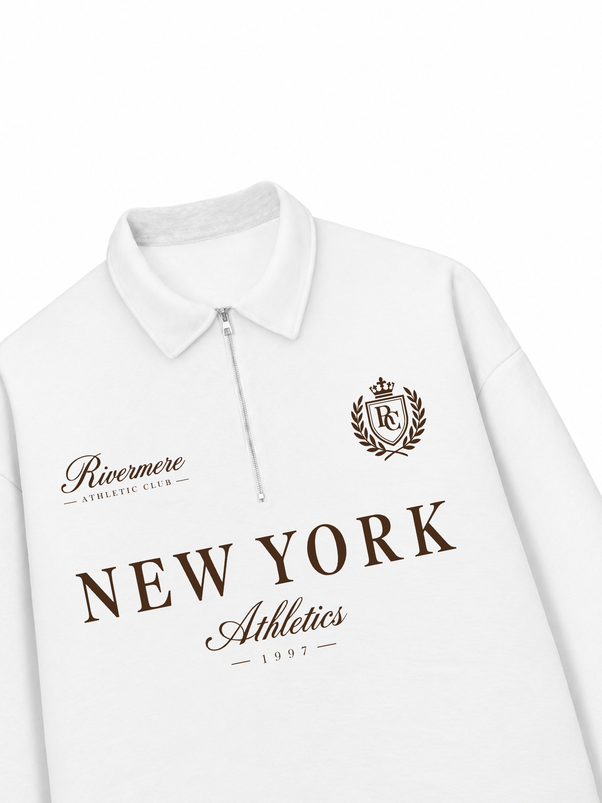 Áo Sweater Polo Nỉ Hai Da New York