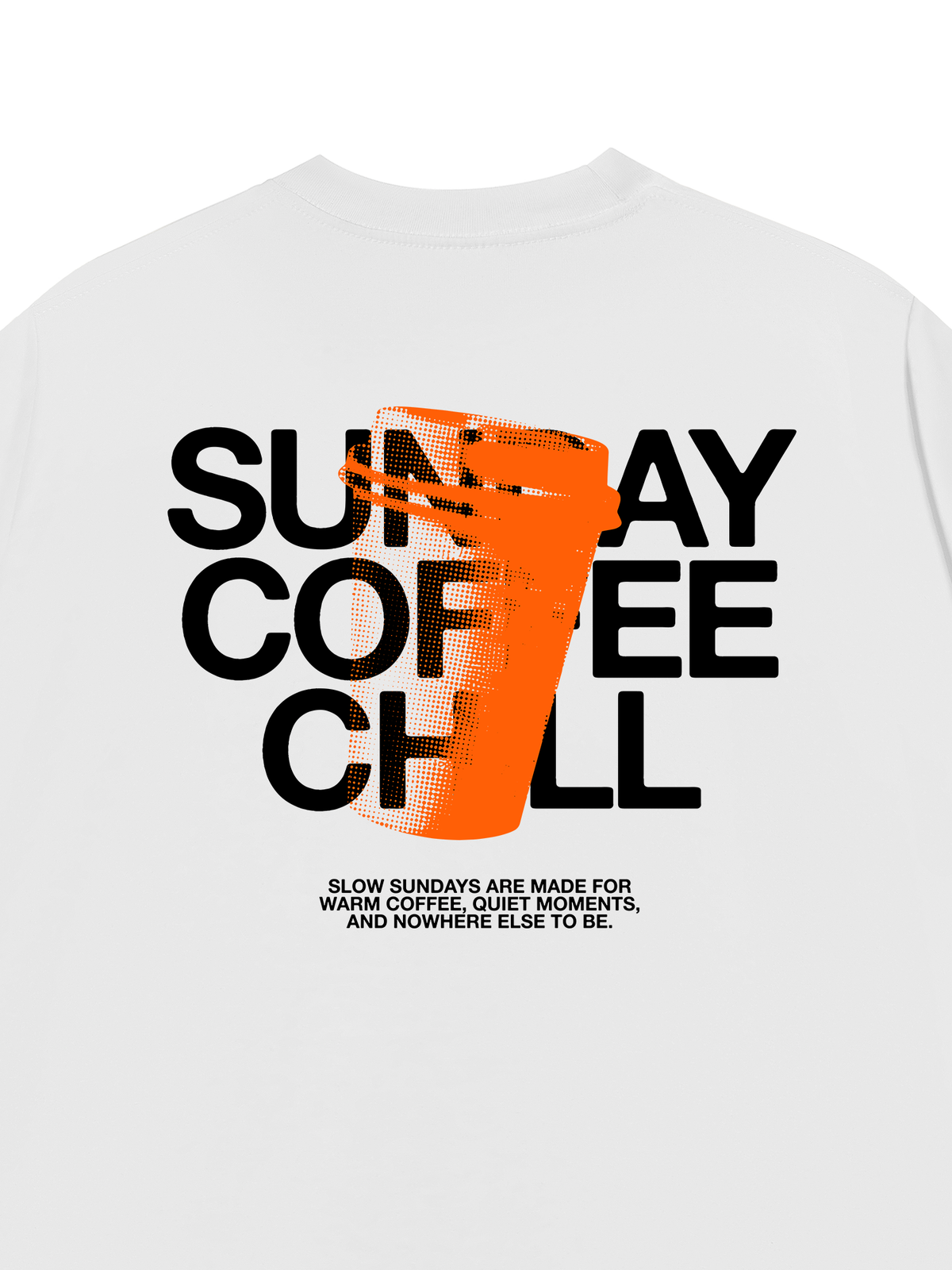 Áo Thun Relaxed Fit Sunday Coffee Chill