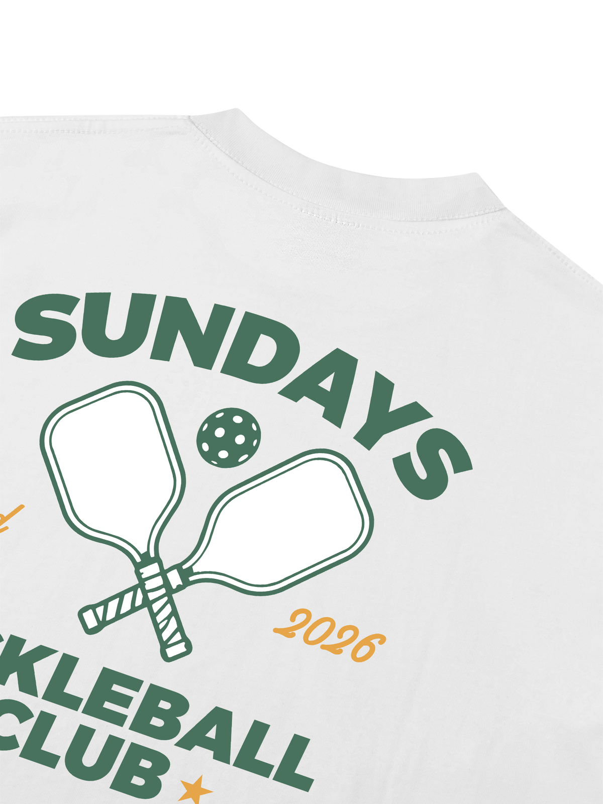 Áo Thun Boxy Sundays Pickleball Club