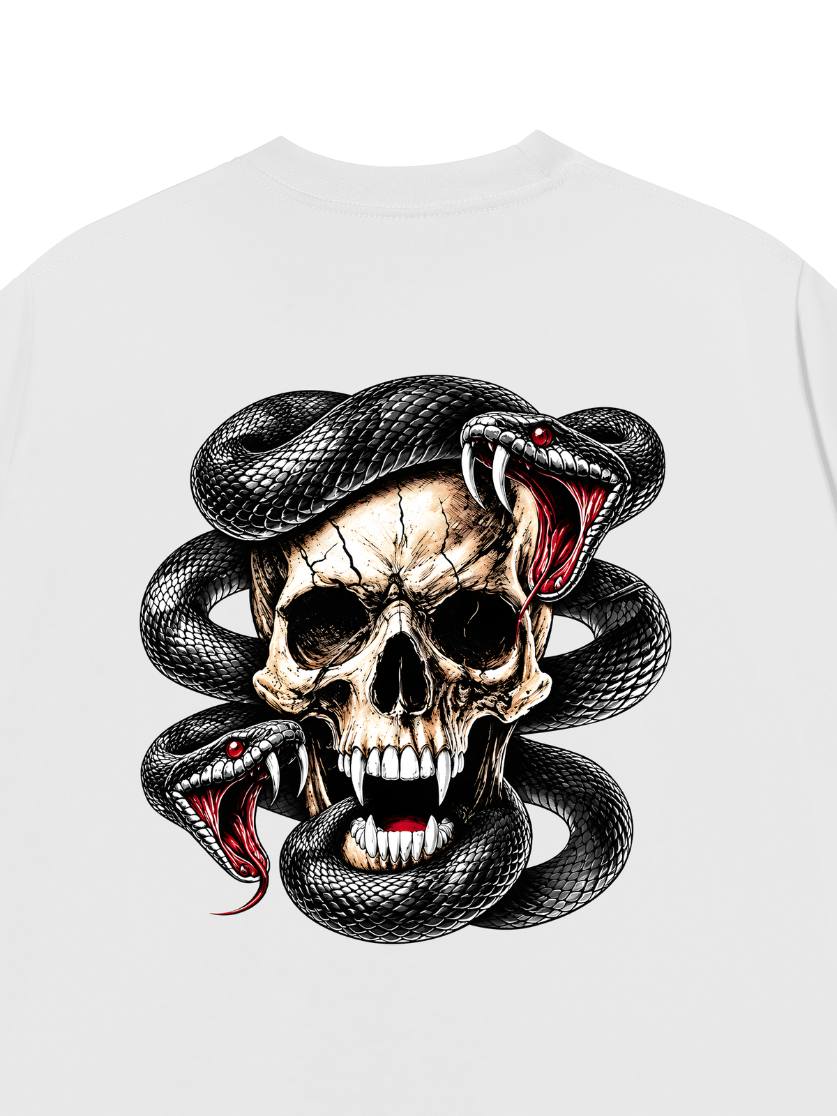 Áo Thun Relaxed Fit Viper Skull