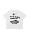 Áo Thun Boxy Car What Is Your Emergency