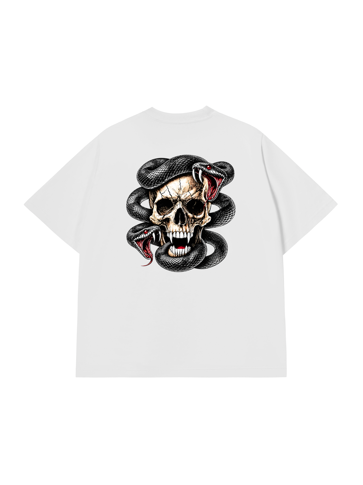 Áo Thun Relaxed Fit Viper Skull