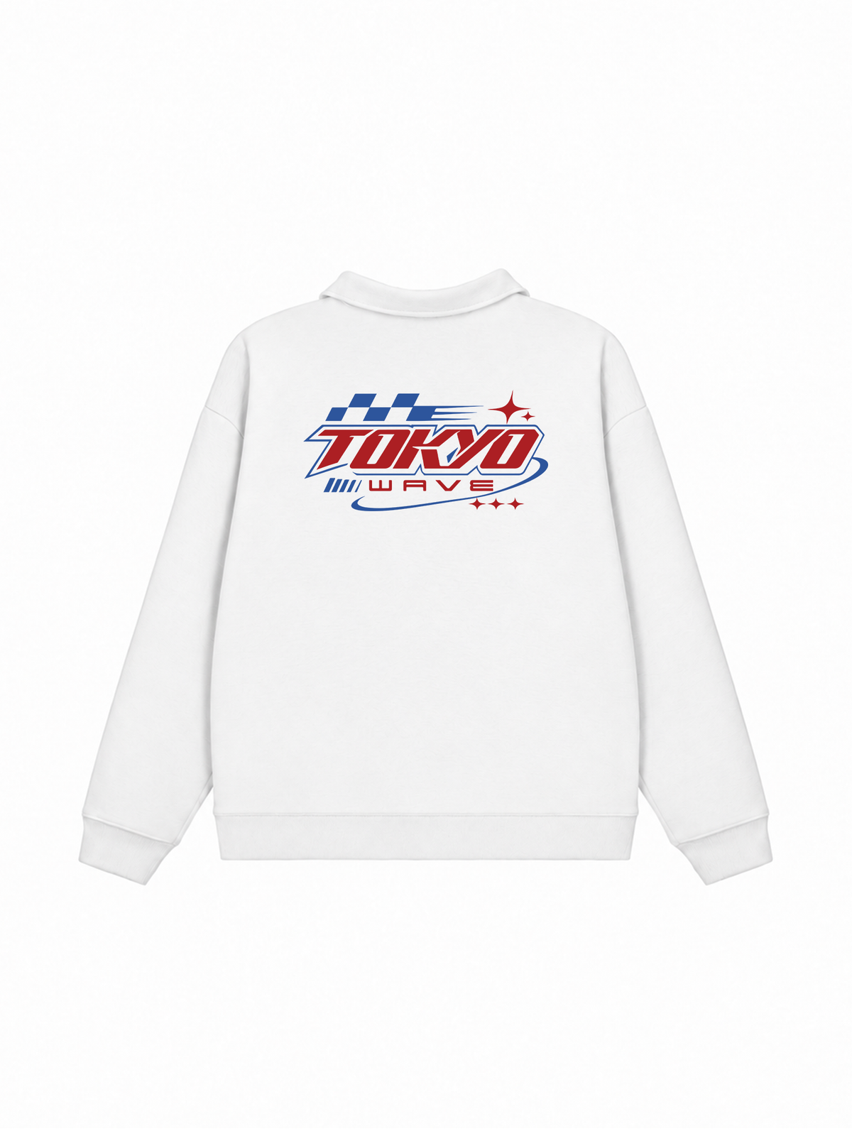 Áo Sweater Polo Nỉ Hai Da Tokyo Wave