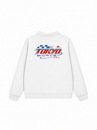 Áo Sweater Polo Nỉ Hai Da Tokyo Wave