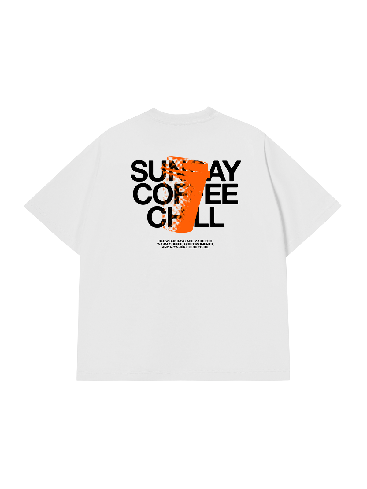 Áo Thun Relaxed Fit Sunday Coffee Chill