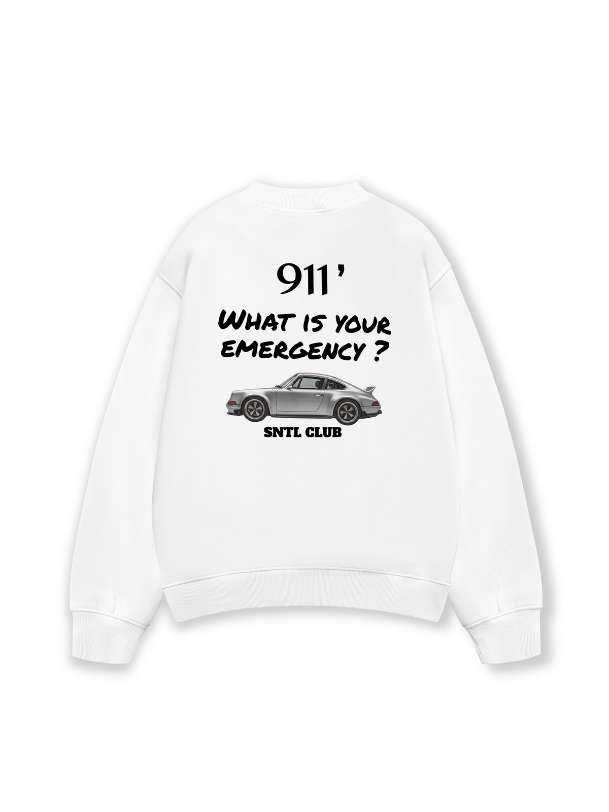 Áo Sweater Nỉ Hai Da Car What Is Your Emergency