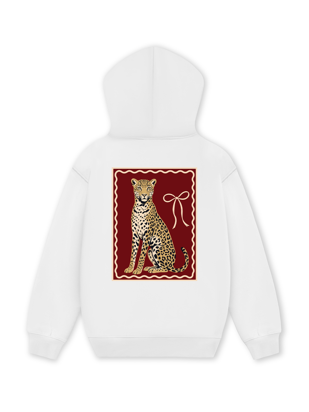 Áo Hoodie Nỉ Hai Da Sitting Leopard