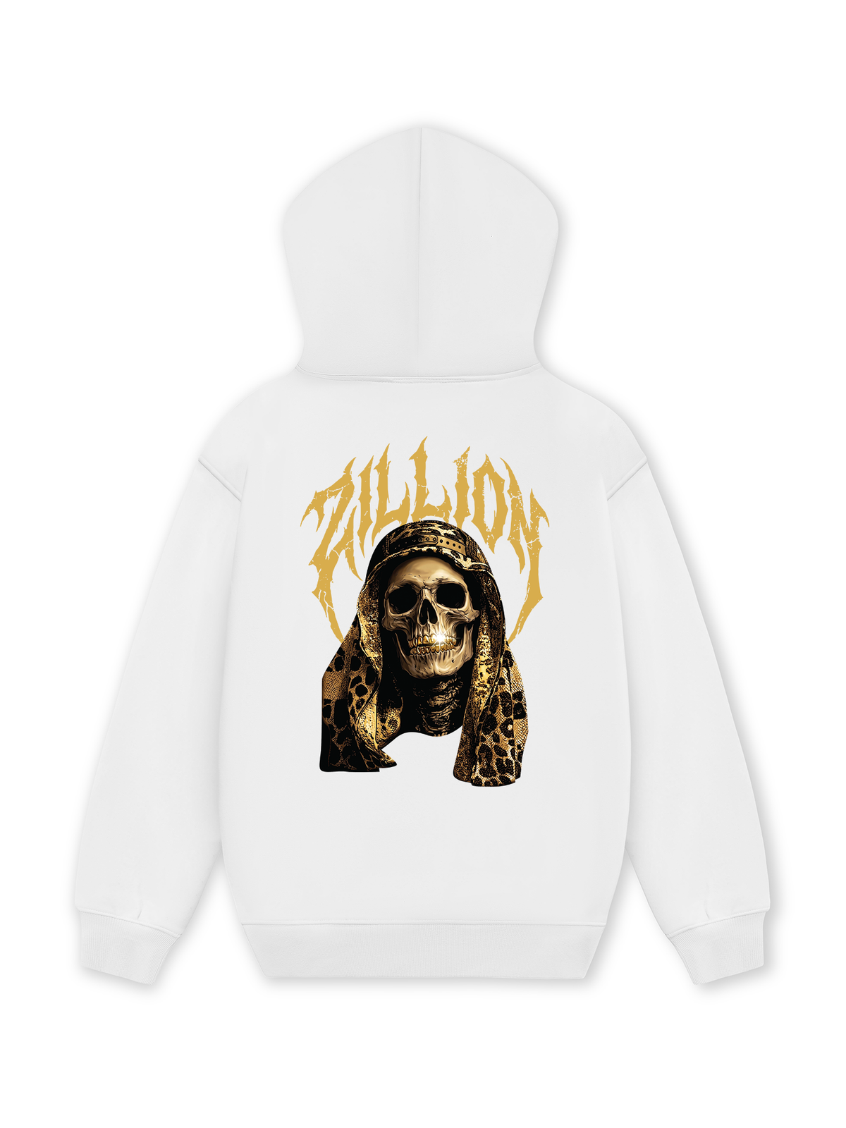 Áo Hoodie Nỉ Hai Da Golden Skull