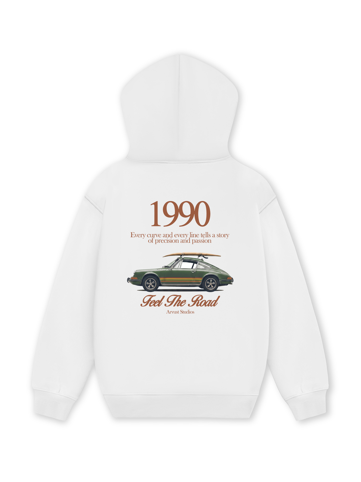 Áo Hoodie Nỉ Hai Da Car Feel The Road
