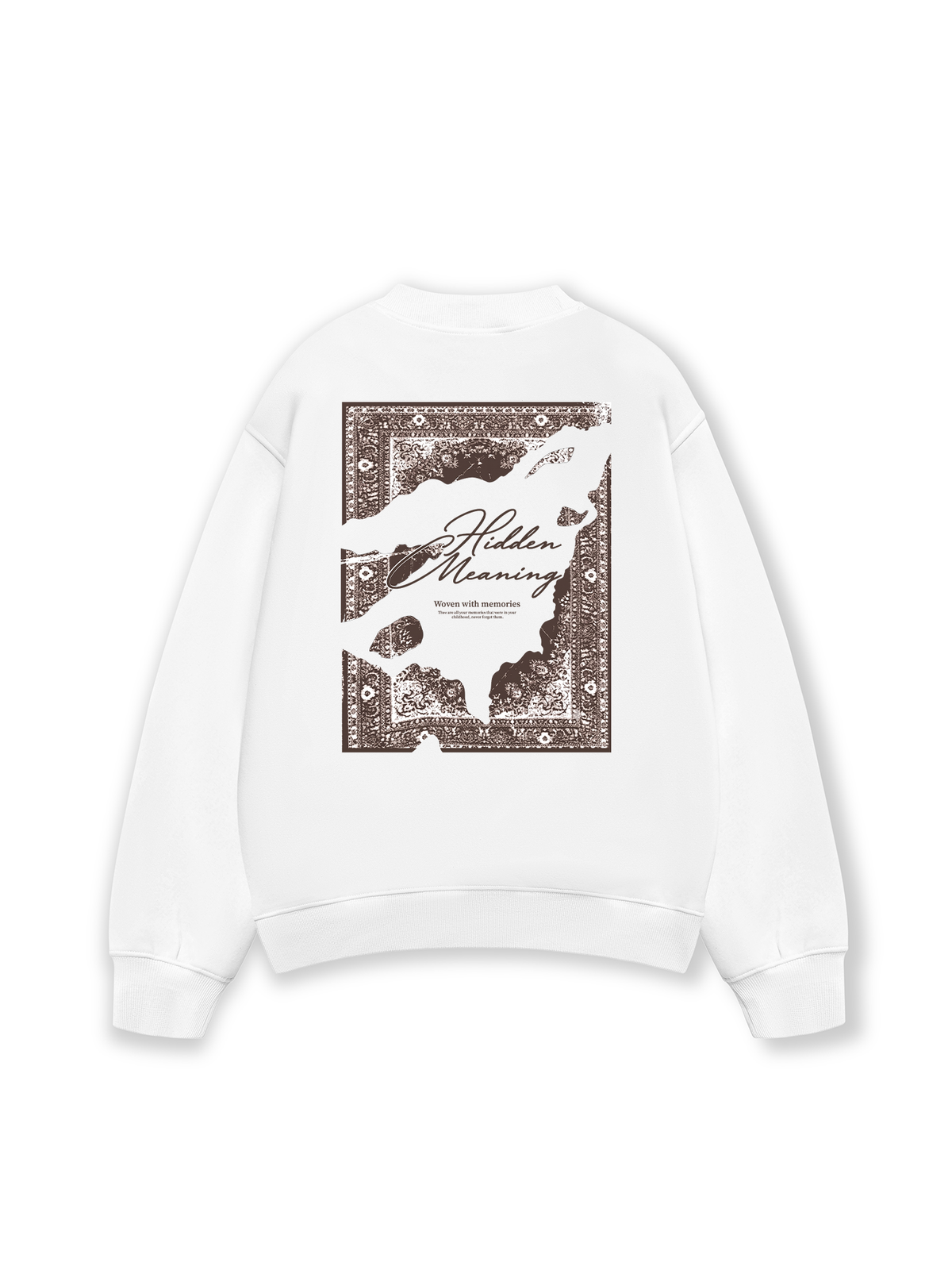 Áo Sweater Nỉ Hai Da Hidden Meaning