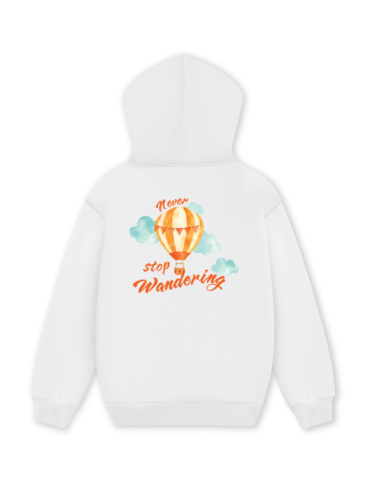 Áo Hoodie Nỉ Hai Da Never Stop Wandering