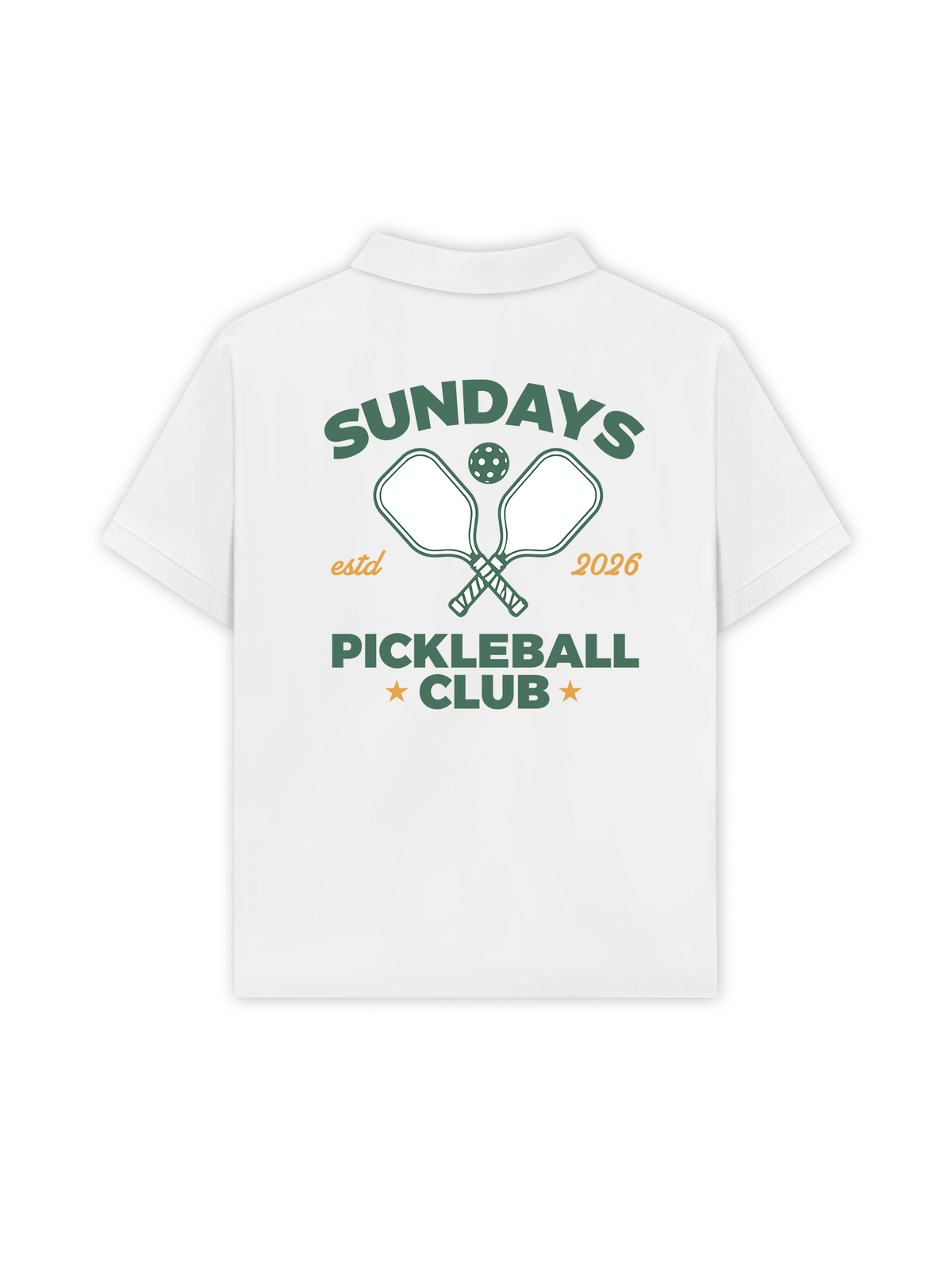 Áo Polo Nữ/ Áo Polo Nam Sundays Pickleball Club