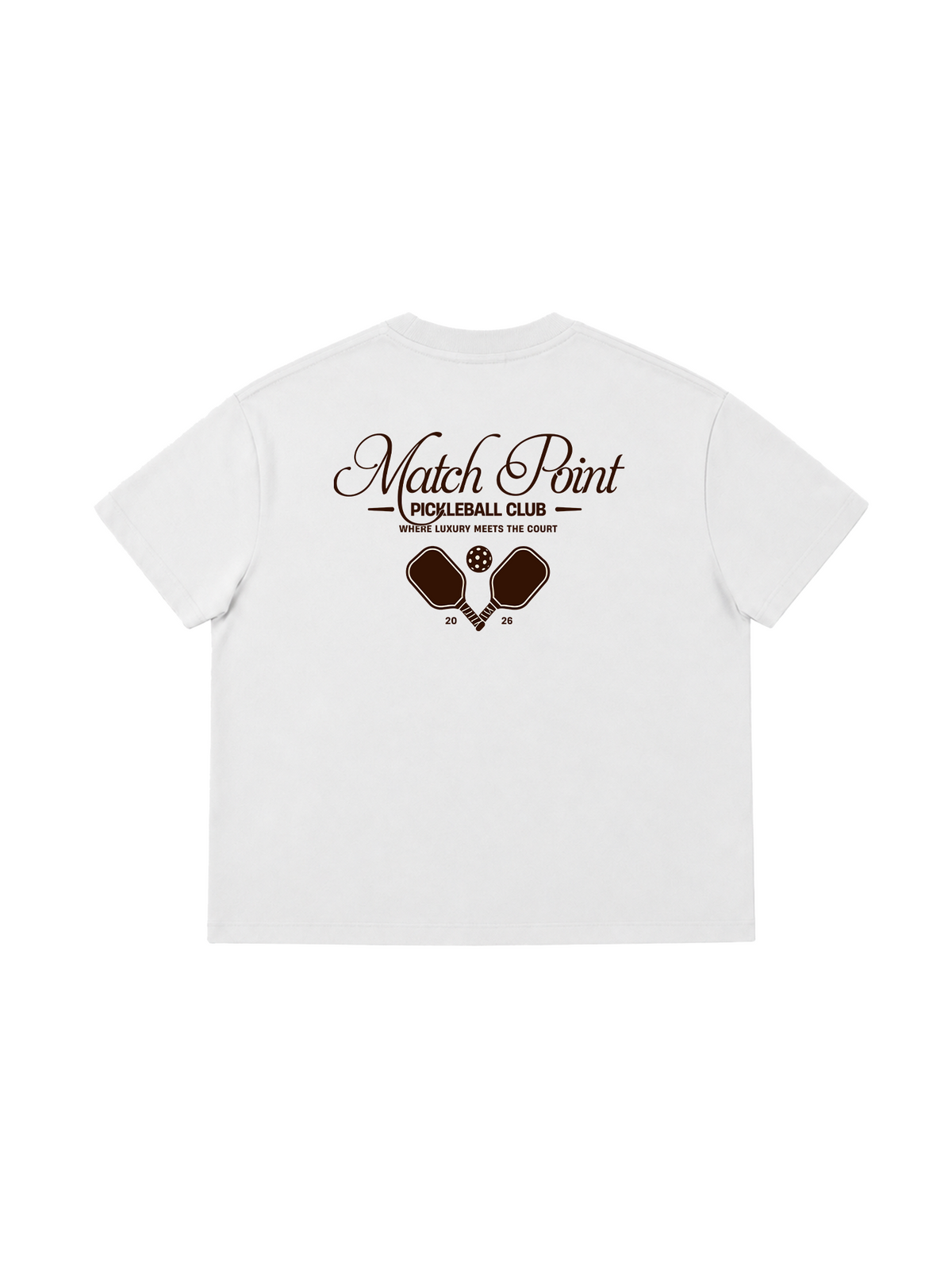 Áo Thun Boxy Match Point