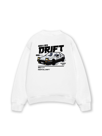 Áo Sweater Nỉ Hai Da Car Drift
