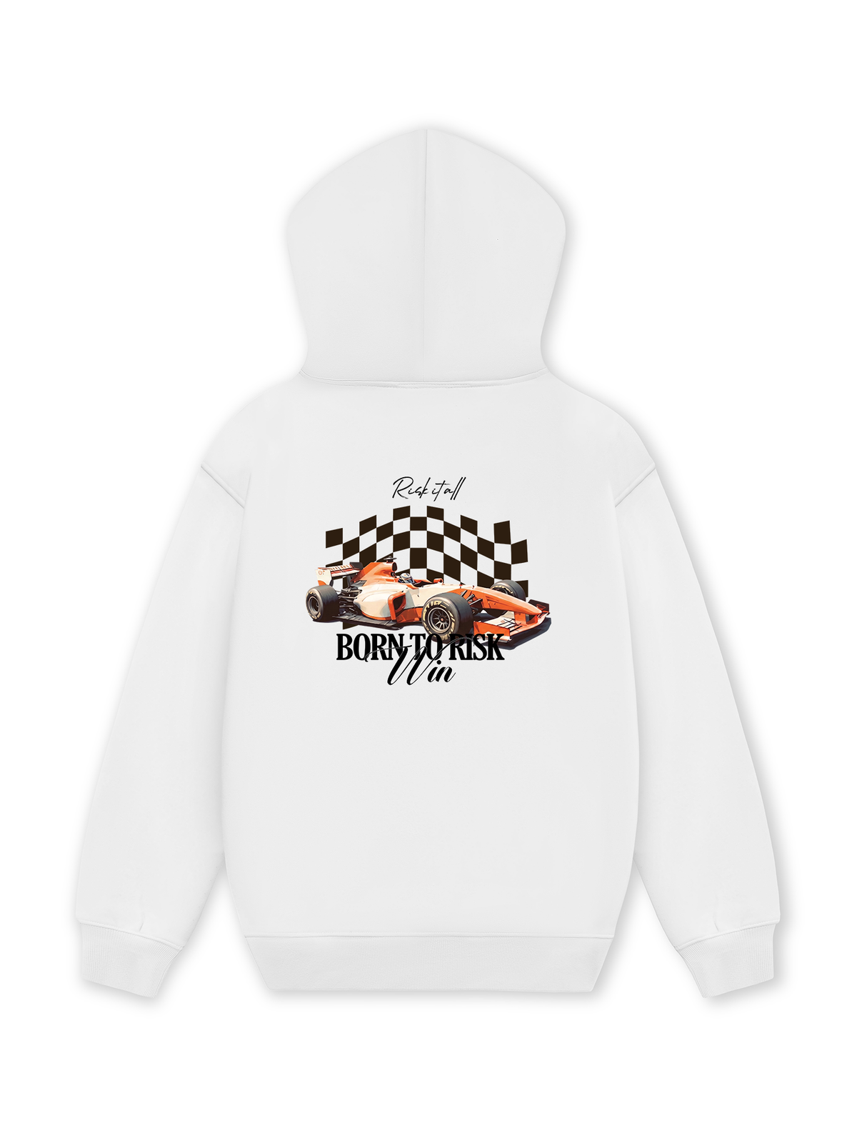 Áo Hoodie Nỉ Hai Da Car Born To Risk Win