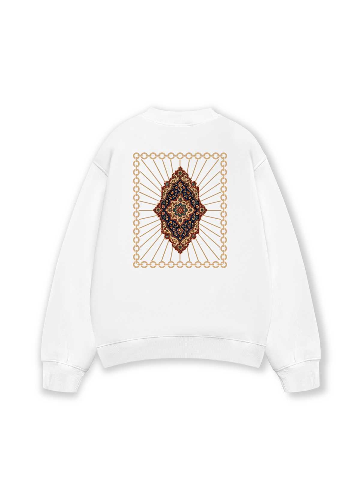 Áo Sweater Nỉ Hai Da Persian Pattern