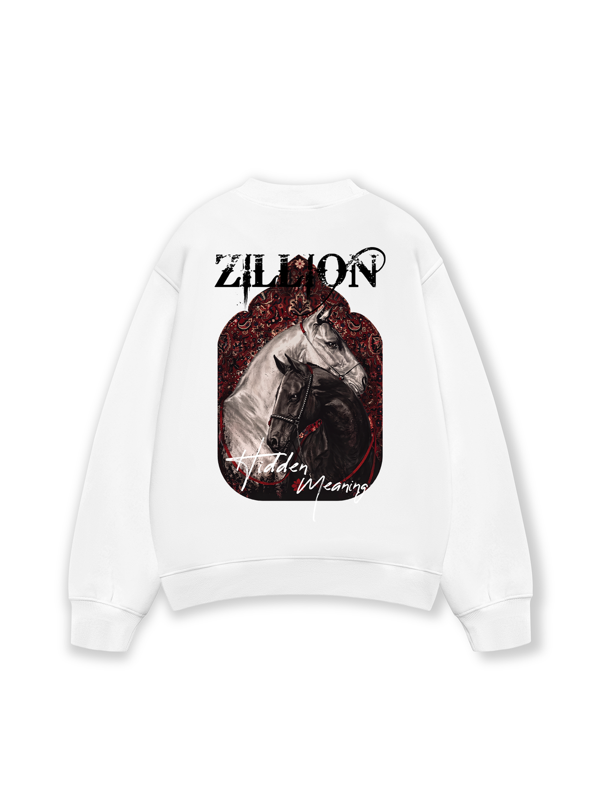 Áo Sweater Nỉ Hai Da Zillion Hidden Meaning