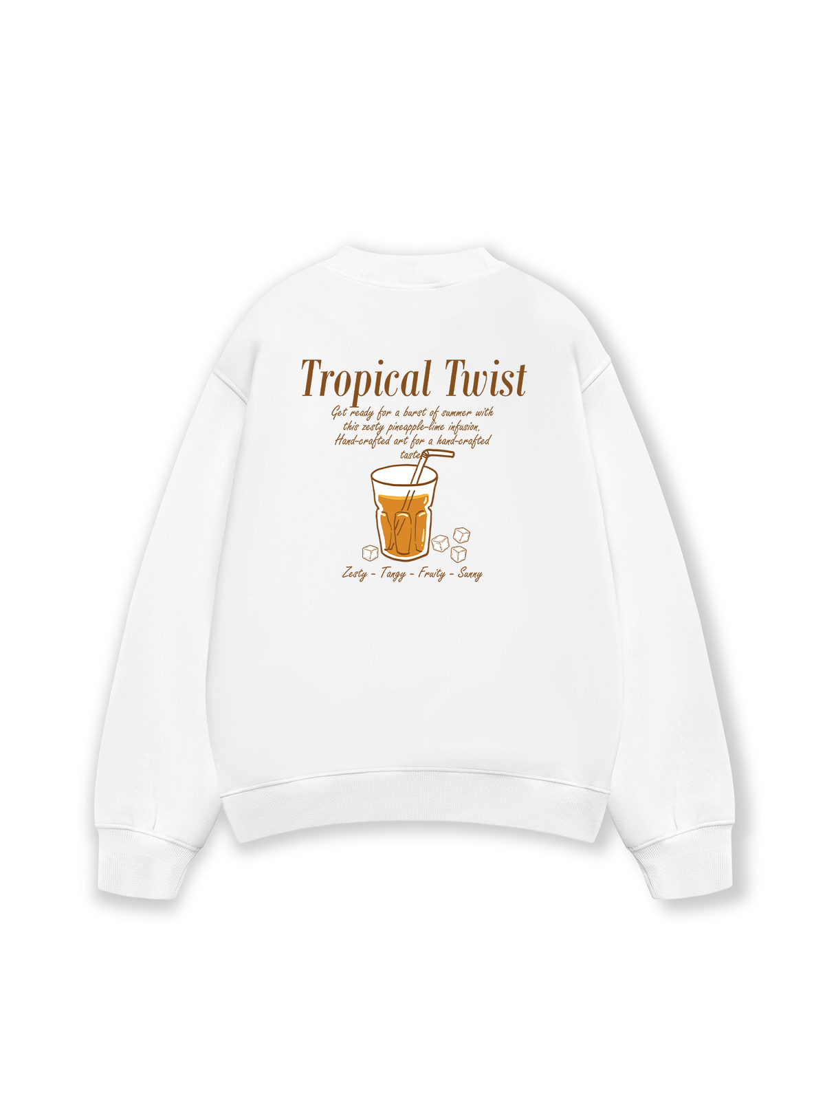 Áo Sweater Nỉ Hai Da Tropical Twist