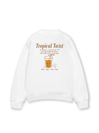 Áo Sweater Nỉ Hai Da Tropical Twist