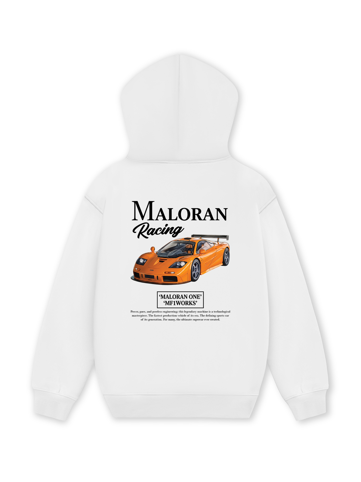 Áo Hoodie Nỉ Hai Da Car Maloran Racing
