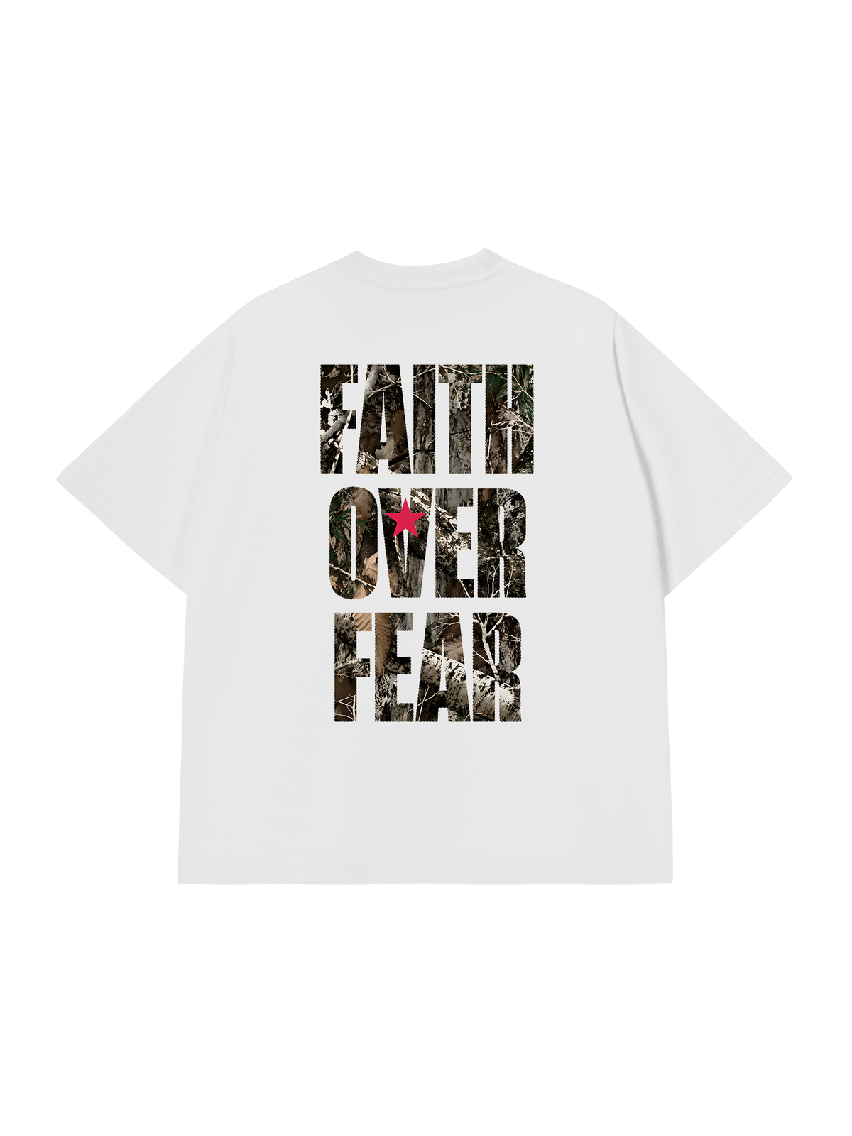 Áo Thun Relaxed Fit Faith Over Fear
