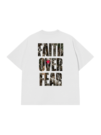 Áo Thun Relaxed Fit Faith Over Fear