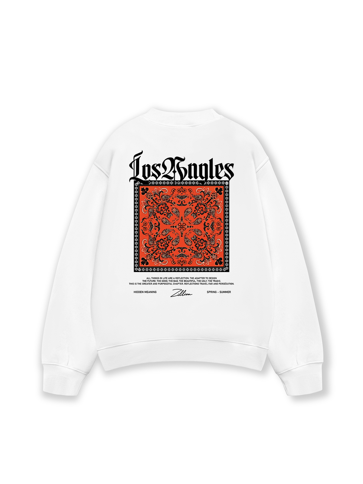 Áo Sweater Nỉ Hai Da Los Angeles