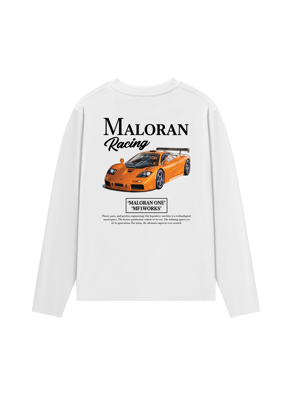Áo Thun Dài Tay Car Maloran Racing