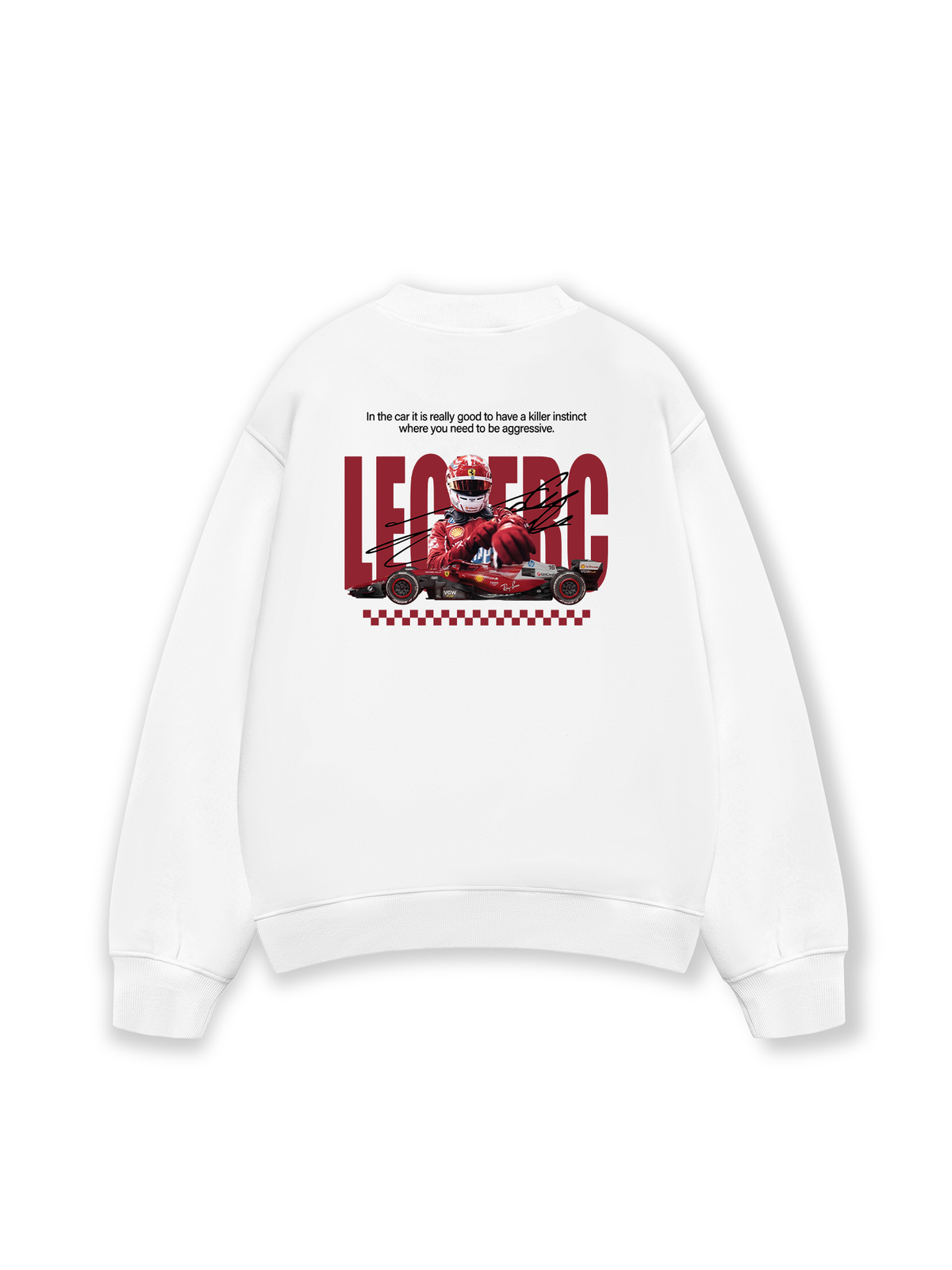 Áo Sweater Nỉ Hai Da Car Leclerc