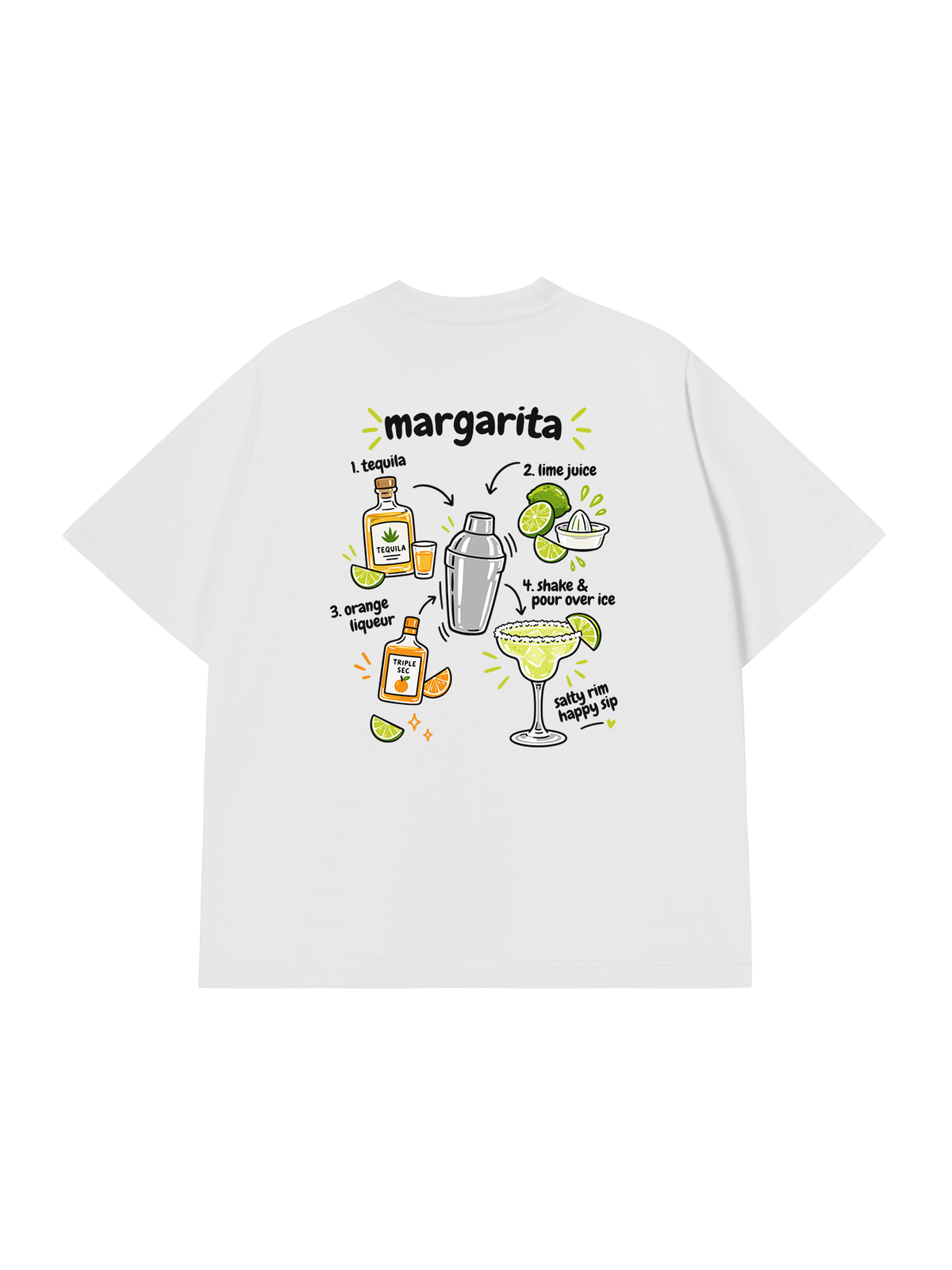 Áo Thun Relaxed Fit Margarita Happy Sip