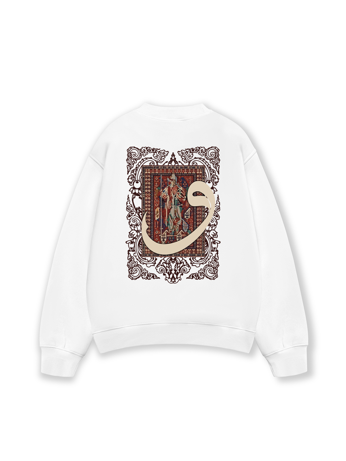 Áo Sweater Nỉ Hai Da The Arabic Letter