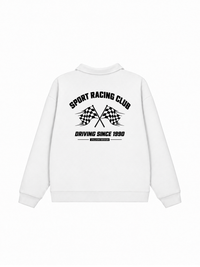 Áo Sweater Polo Nỉ Hai Da Sport Racing Club